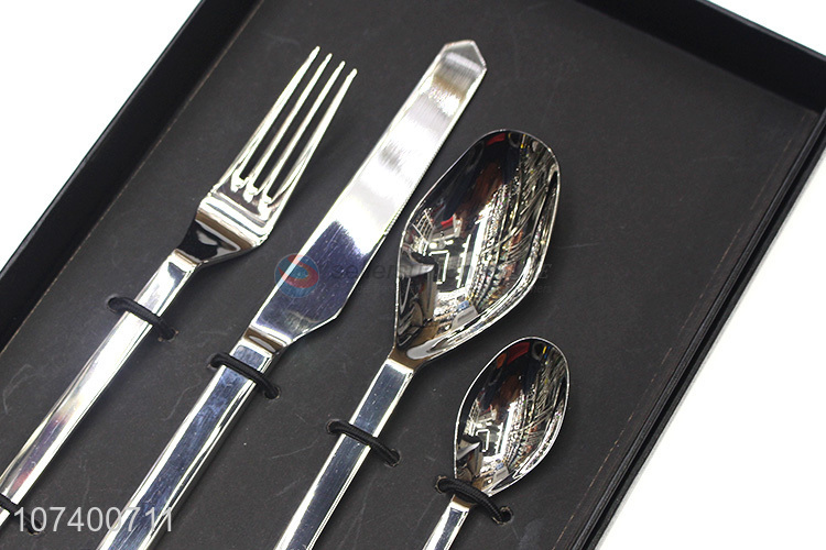 Best selling upscale stainless steel tableware cutlery gift box