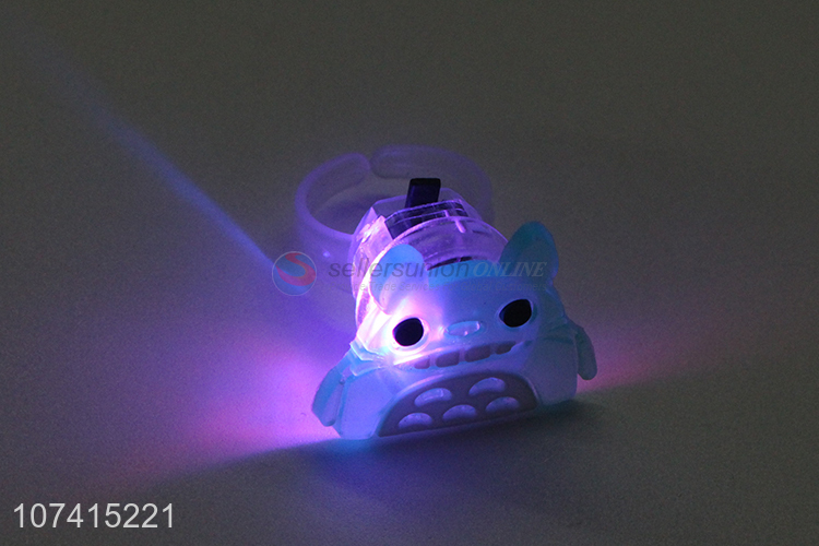 Contracted Design Children Flashing Ring Toy Plastic Flashing Toy