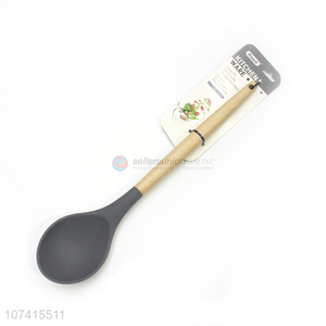 New Arrival  Cooking Tool Wooden Handle Kitchen Soup Ladle