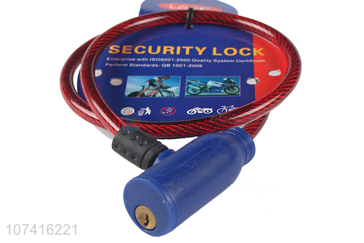 Custom Security Lock Cable Lock For Bicycle And Motorcycle