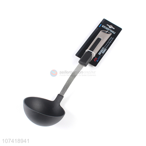 Custom Black Nylon Soup Ladle Fashion Cooking Utensil