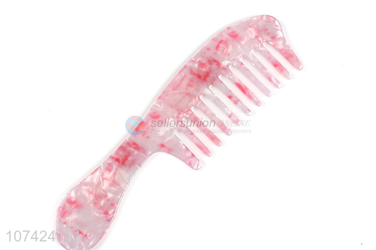 Good market exquisite household cellulose acetate sheet comb women combs