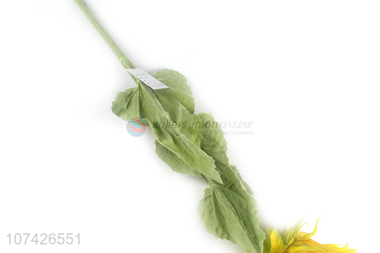 Good sale home wedding decoration artificial flower fake sunflower