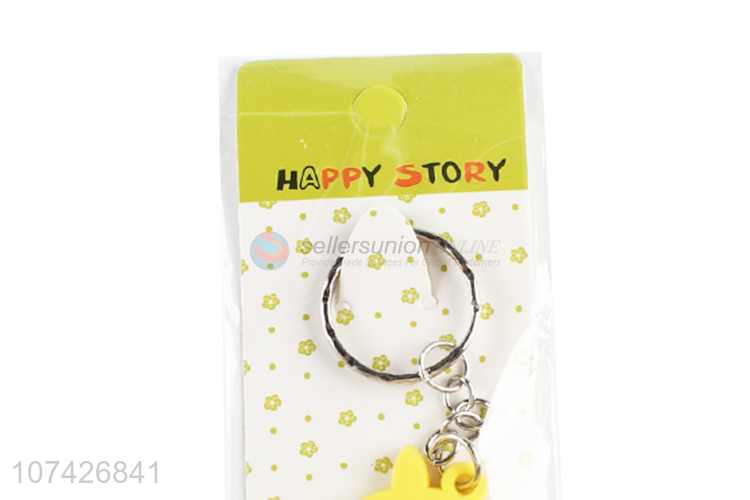 Cartoon Design Fish Shape Key Chain Fashion Key Ring