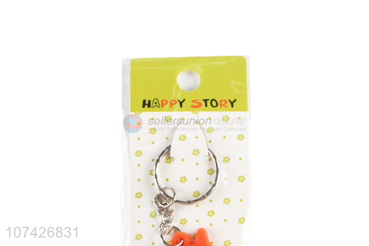 Good Quality Cartoon Soft PVC Keychains Fashion Key Ring