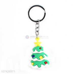 Hot Sale Colorful Christmas Tree Keychain Fashion Key Ring