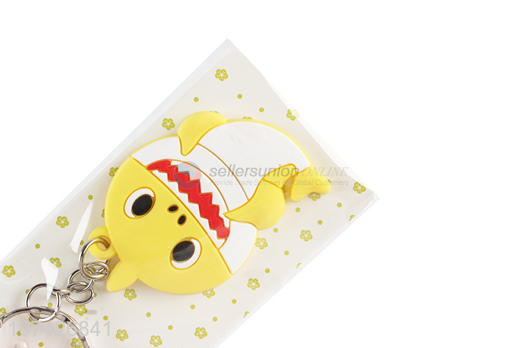 Cartoon Design Fish Shape Key Chain Fashion Key Ring