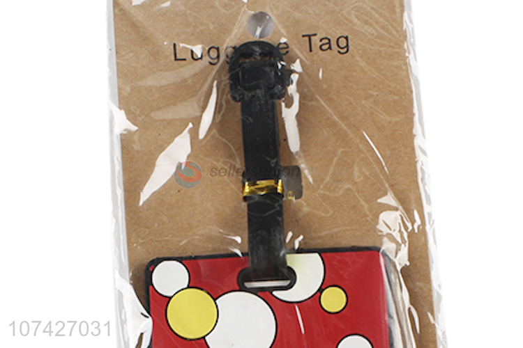 Wholesale Portable Colorful Luggage Tag  PVC Baggage Tag