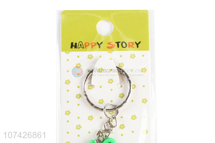 Wholesale Colorful Cartoon Pendant PVC Key Chain