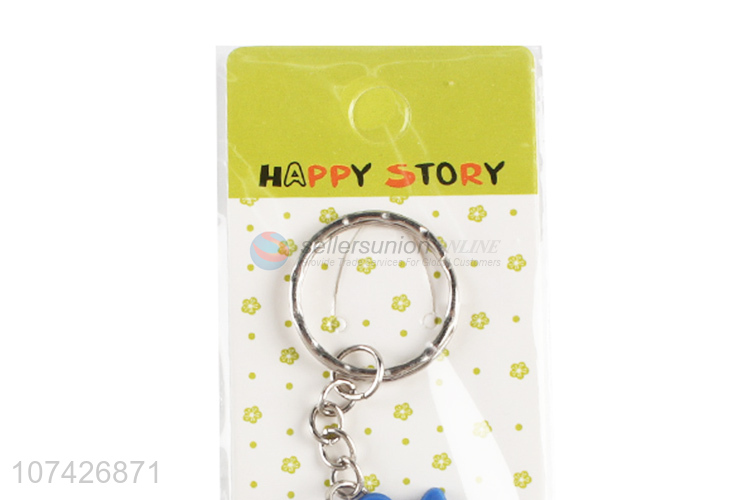 New Design Cartoon Fish Pendant PVC Key Chain Fashion Accessories