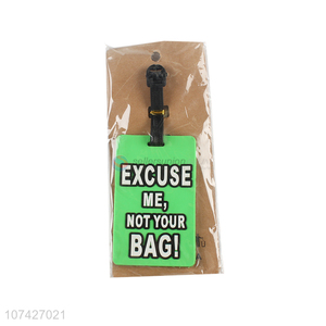 Good Quality PVC Luggage Tag Suitcase Tag