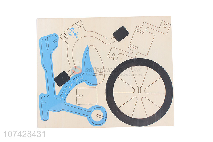 Custom Simulation Bicycle Model Diy Wooden Puzzle