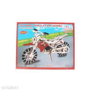 High Quality Simulation Motorcycle Model Puzzle Toy