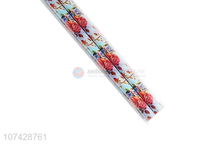 Delicate Design Flower Pattern Wrapping Paper Roll Set