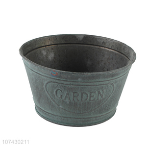 Factory Price Fashion Metal Flowerpot For Home Garden