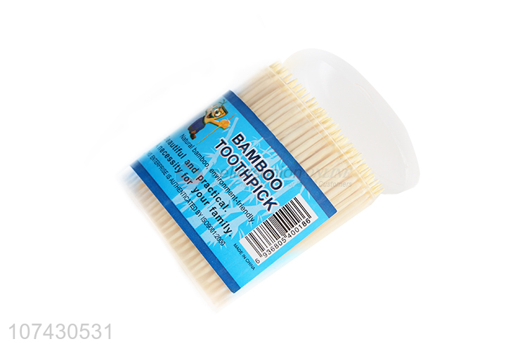 Premium Quality 200Pcs Disposable Natural Bamboo Toothpicks For Sale