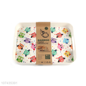 Wholesale Multipurpose Bamboo Fibre <em>Salver</em> Fashion Serving Tray