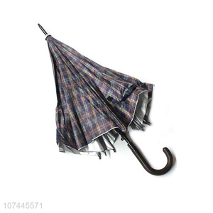 High Quality Semi-Automatic Hook Handle Straight Umbrella