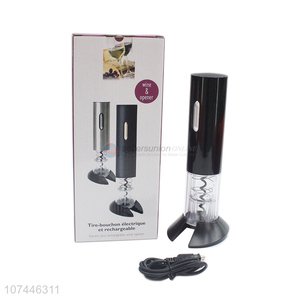 Good sale rechargeable electric wine opener set creative Christmas gift