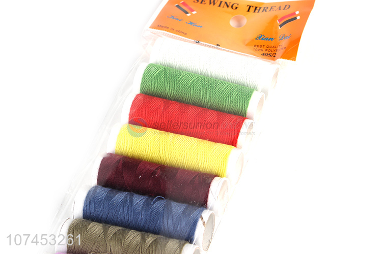 Wholesale 10 Pieces Mixed Color Sewing Thread Set