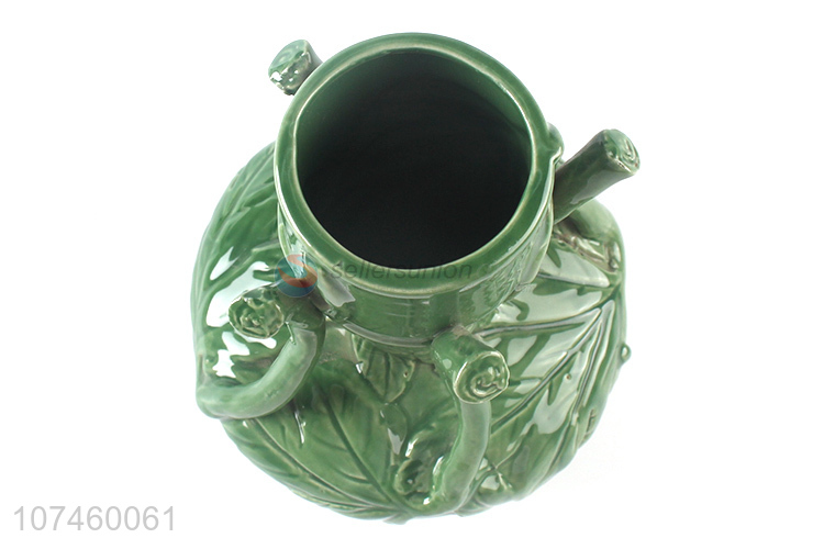 Wholesale Elegant Ceramic Vase Fashion Decorative Crafts