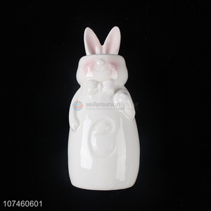 Cartoon Design Ceramic Flower Vase Fashion Decorative Crafts