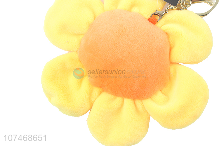 Hot products stuffed flower key chain handbag pendant toy