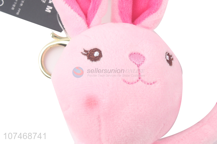 Good sale plush handbag ornaments stuffed rabbit key chain toy