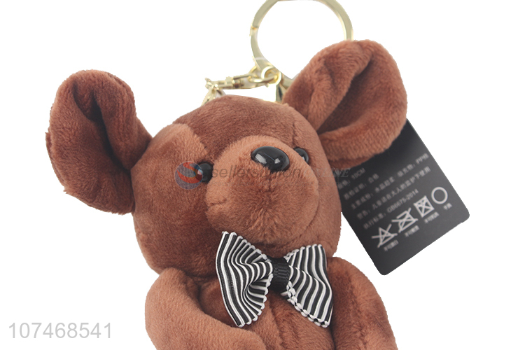 China factory stuffed bear key chain plush bag ornaments