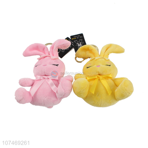 Hot Selling Stuffed Toy Rabbit Keychain Plush Toy Bunny Keychain