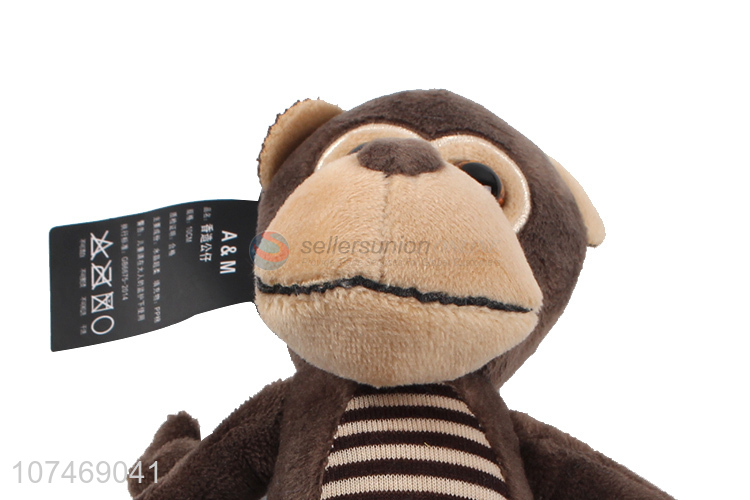 Best Price Yoga Monkey Keychain Long Leg Monkey Plush Doll Cartoon Keychain