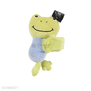 Custom Stuffed <em>Animals</em> <em>Plush</em> Toy Frog Keychain Key Holder