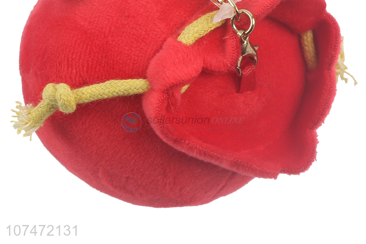 Creative Design Cartoon Red Lucky Bag Pendant Key Chain