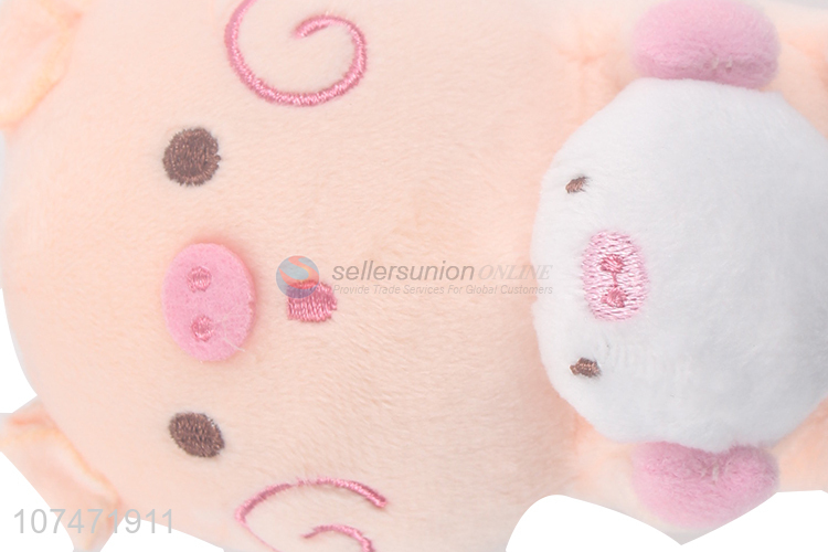 Fashion Design Soft Stuffed Cartoon Pig Toy Pendant Keychain