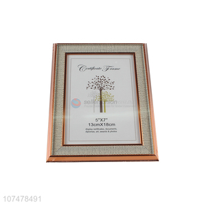 Hot selling fashion photo frame certificate frame