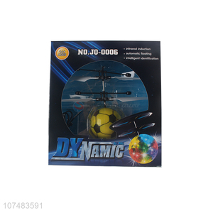 Wholesale rechargeable light up flying ball infrared induction helicopter toy