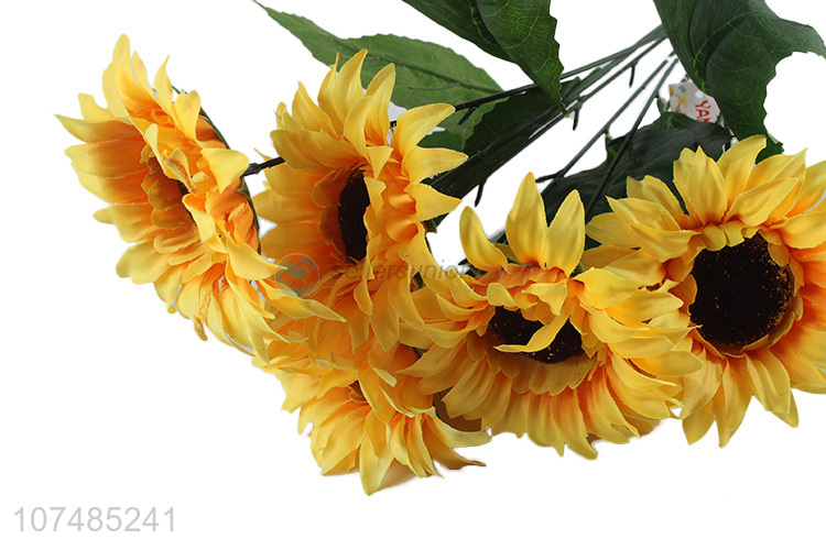 China supplier home decoration 7 heads plastic chrysanthemum artificial flowers