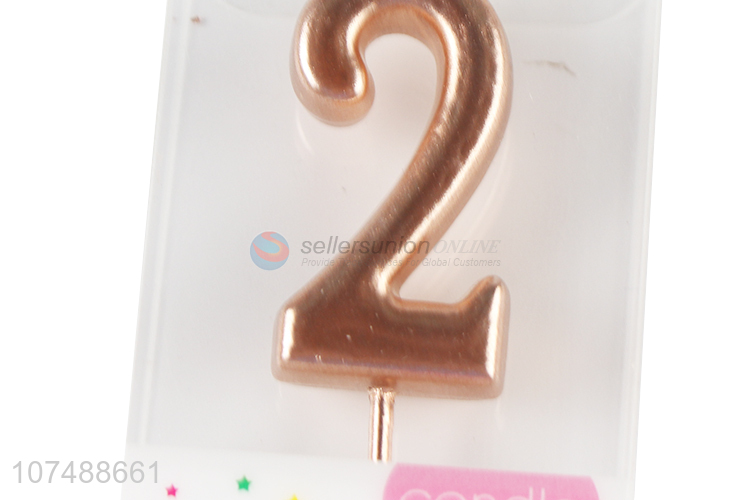 High Quality Colorful Birthday Candle Number Candle