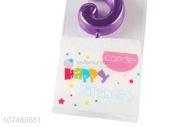 Promotional Colorful Number Candle Fashion Birthday Candle