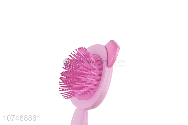 New Product Cute Cartoon Pig Design Plastic Handheld Hair Comb