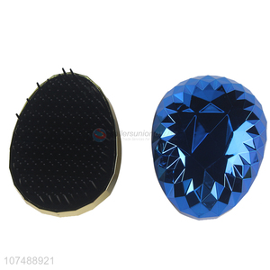 Wholesale Unique Design Plastic Diamond Anti-Static Hair Comb