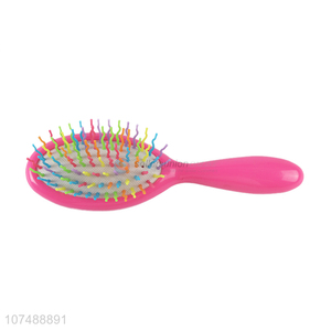 Wholesale Price Colorful Plastic Hair Brush Comb For Kids Children