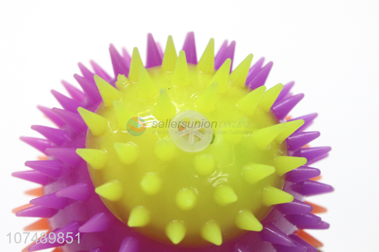 Promotional Colorful Dog Teeth Cleaning Chew Toy Ball Pet Toy