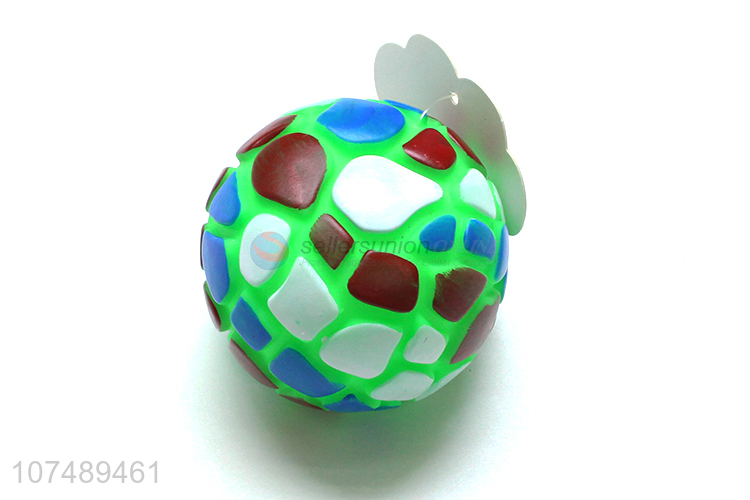 High Quality Plastic Pet Squeaky Toy Ball Chew Toy