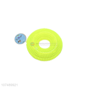 New Design Colorful Thorn Circle Pet Bite Resistance Chew Toy