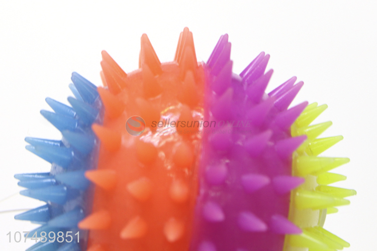 Promotional Colorful Dog Teeth Cleaning Chew Toy Ball Pet Toy