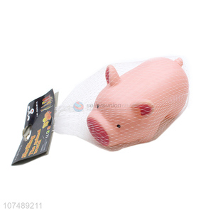 Cute Design Plastic Pig Pet Toy Squeaky Sound Toys