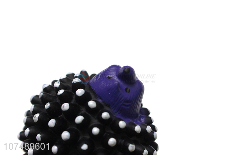 Good Quality Plastic Squeaky Hedgehog Pet Chew Toy