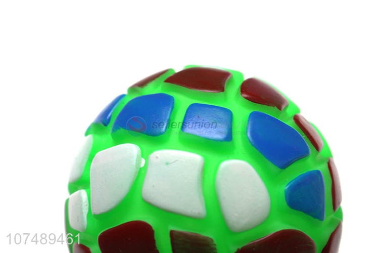 High Quality Plastic Pet Squeaky Toy Ball Chew Toy