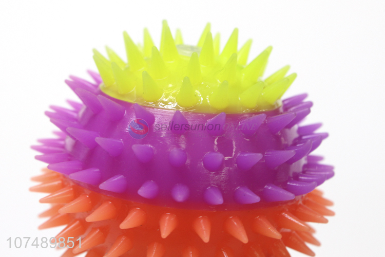 Promotional Colorful Dog Teeth Cleaning Chew Toy Ball Pet Toy